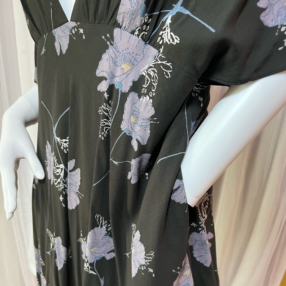 Free People 'Melanie' Women's Floral Print Fit & Flare Dress - size 10 Like New! - Picture 3 of 7